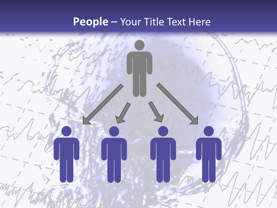 Eeg Clinic Skull PowerPoint Template