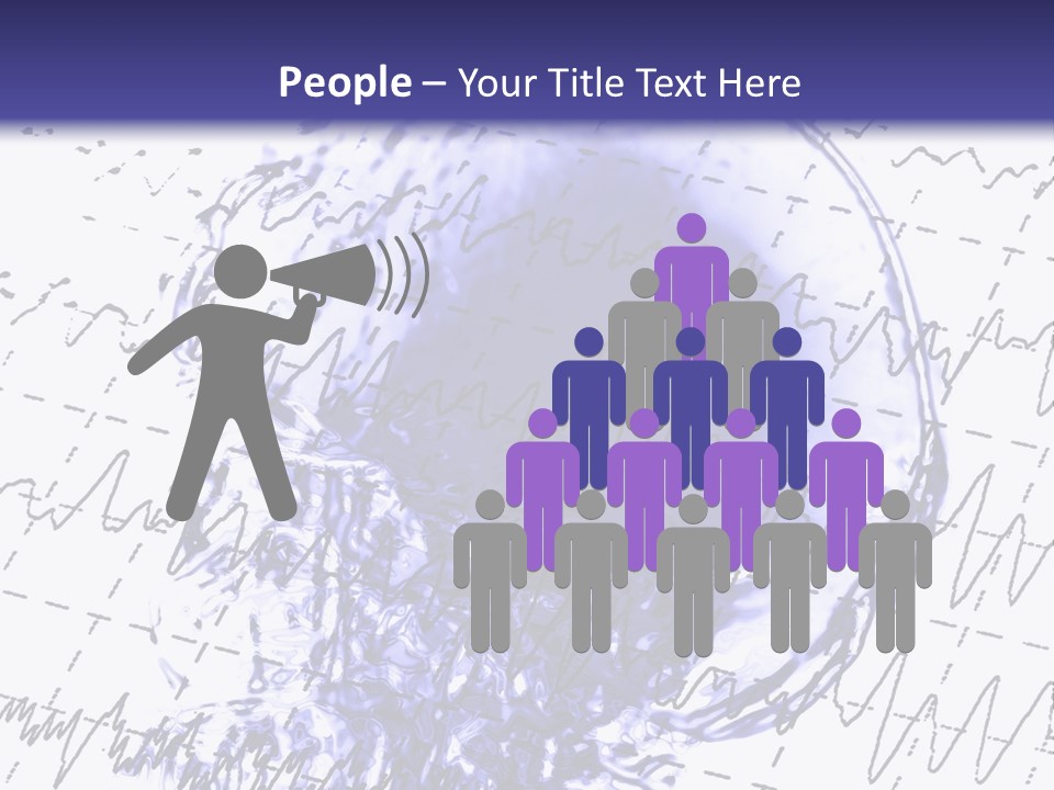 Eeg Clinic Skull PowerPoint Template