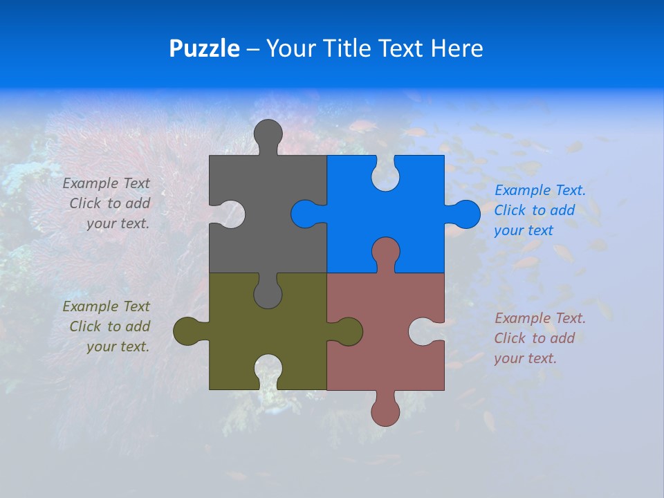 Barrier Clownfish Shallow PowerPoint Template