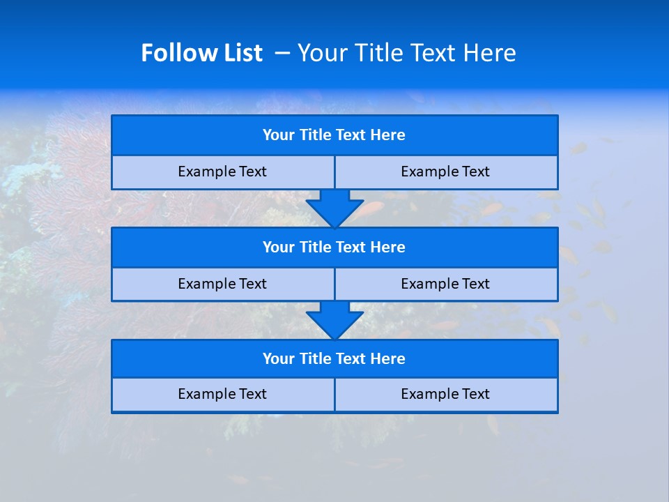 Barrier Clownfish Shallow PowerPoint Template