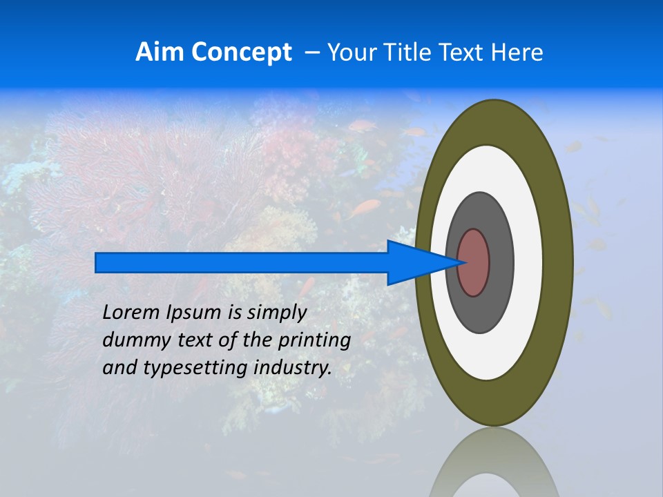 Barrier Clownfish Shallow PowerPoint Template