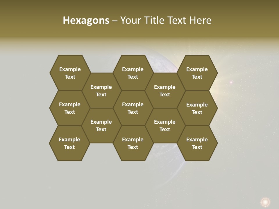 Sunrise Sky Ray PowerPoint Template