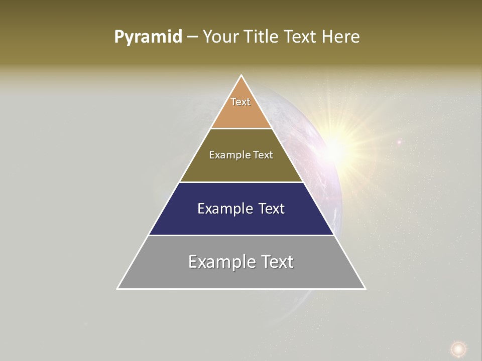 Sunrise Sky Ray PowerPoint Template