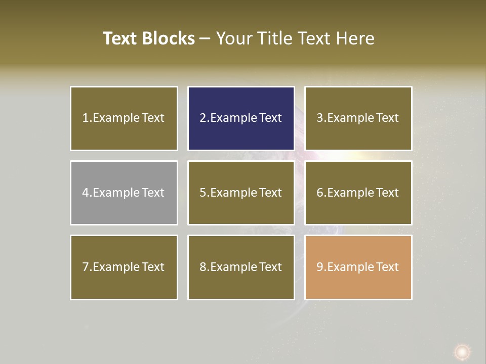 Sunrise Sky Ray PowerPoint Template