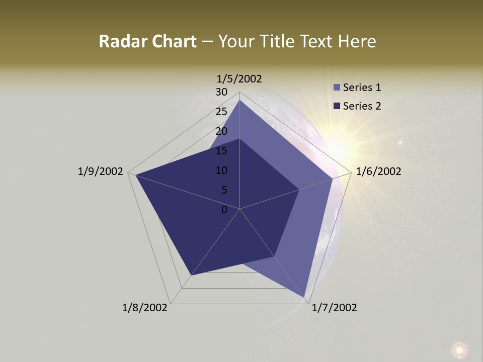 Sunrise Sky Ray PowerPoint Template