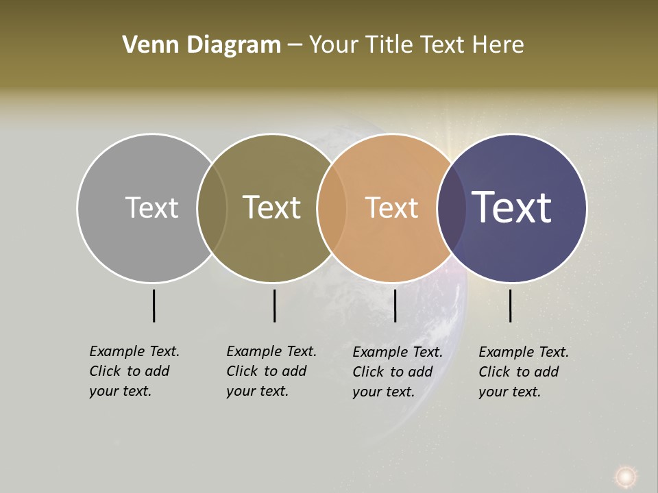 Sunrise Sky Ray PowerPoint Template