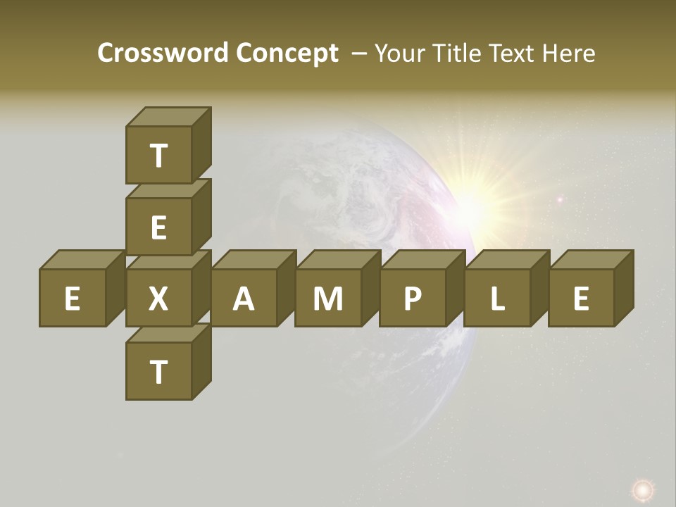 Sunrise Sky Ray PowerPoint Template