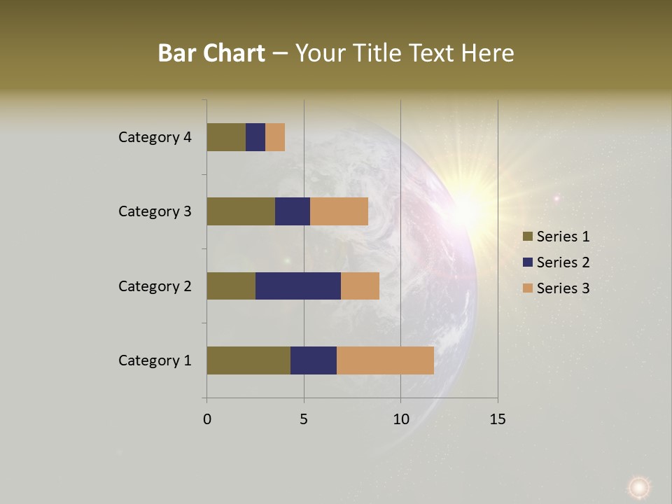 Sunrise Sky Ray PowerPoint Template