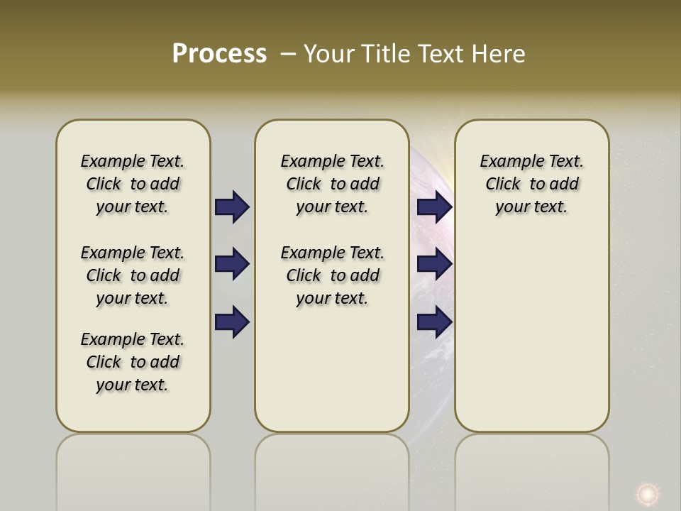 Sunrise Sky Ray PowerPoint Template