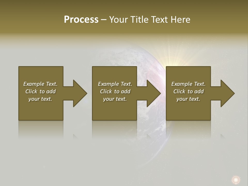 Sunrise Sky Ray PowerPoint Template