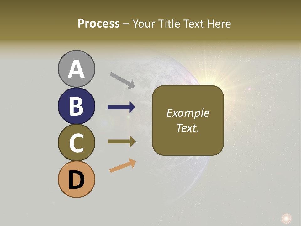 Sunrise Sky Ray PowerPoint Template