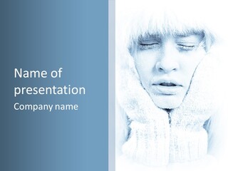 Season Female Fur PowerPoint Template