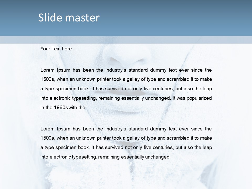 Season Female Fur PowerPoint Template