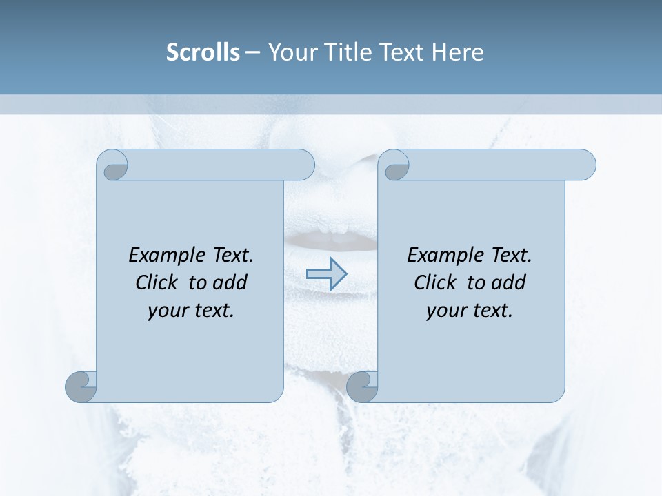Season Female Fur PowerPoint Template