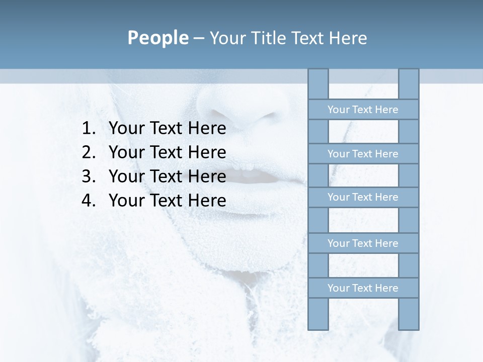 Season Female Fur PowerPoint Template