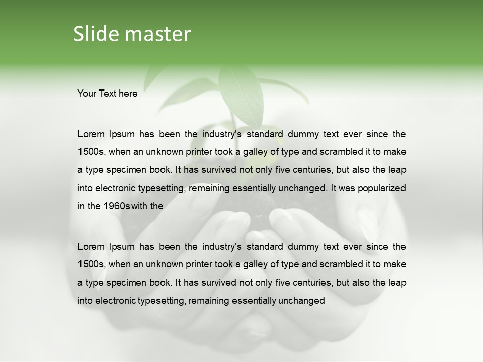 Nature Light Small PowerPoint Template