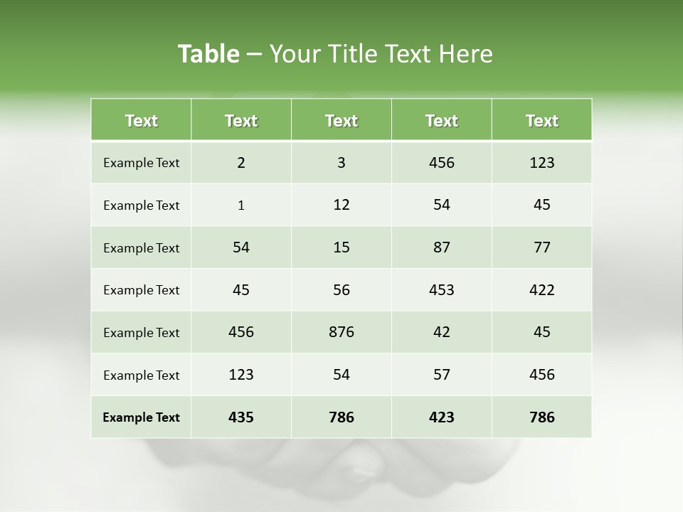 Nature Light Small PowerPoint Template