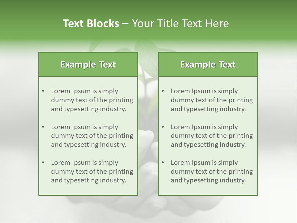 Nature Light Small PowerPoint Template