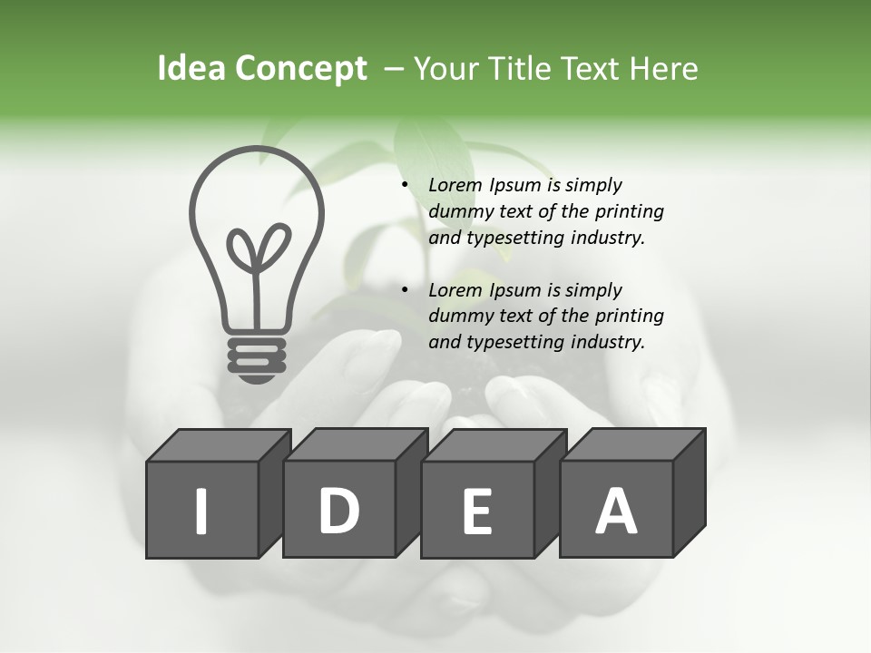 Nature Light Small PowerPoint Template