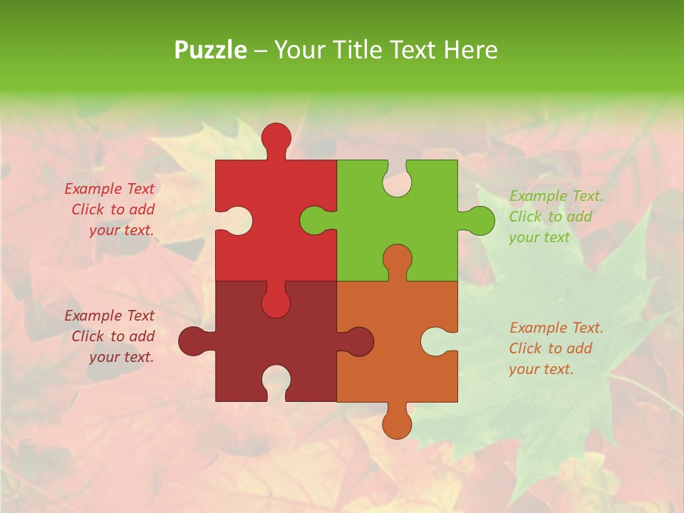 Park Fall Autumn PowerPoint Template