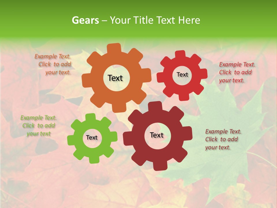 Park Fall Autumn PowerPoint Template