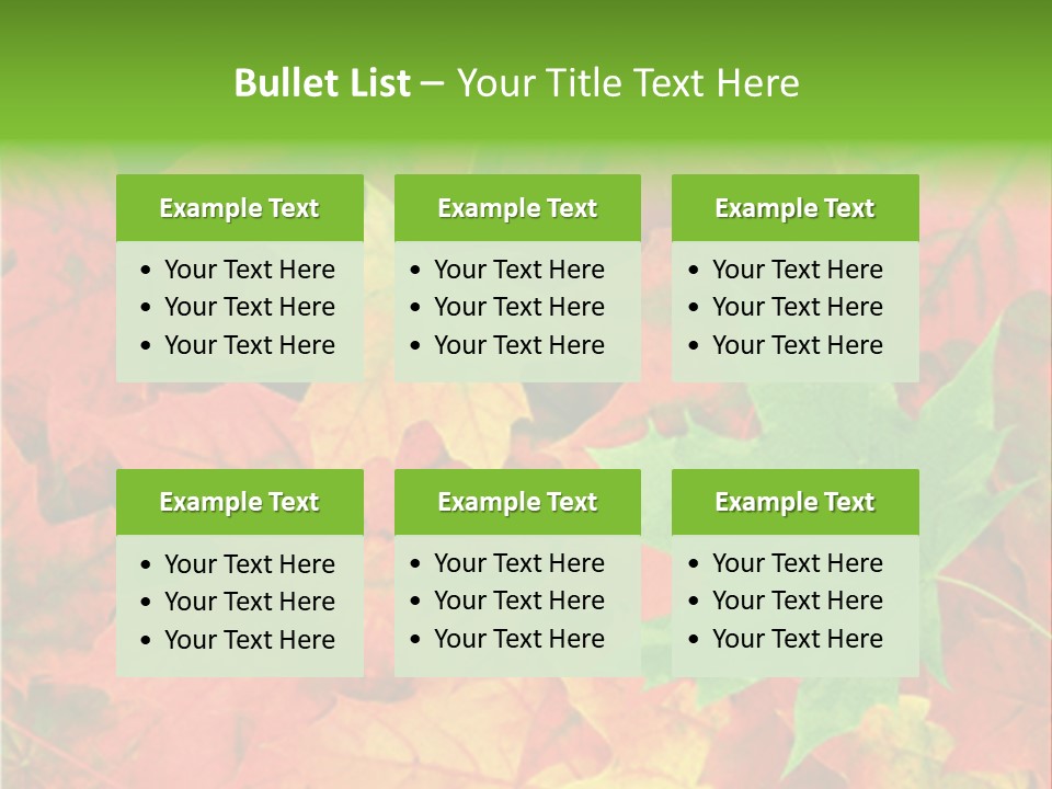 Park Fall Autumn PowerPoint Template