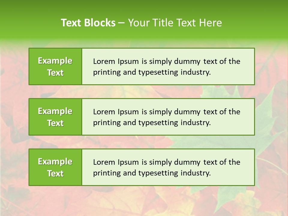Park Fall Autumn PowerPoint Template