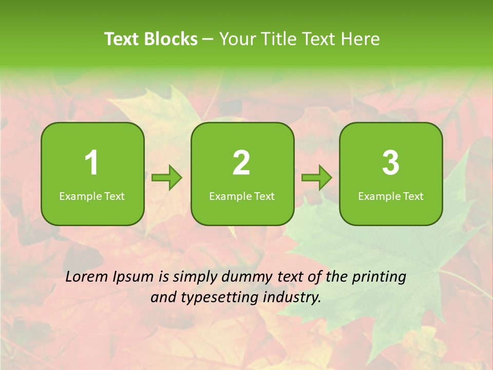Park Fall Autumn PowerPoint Template