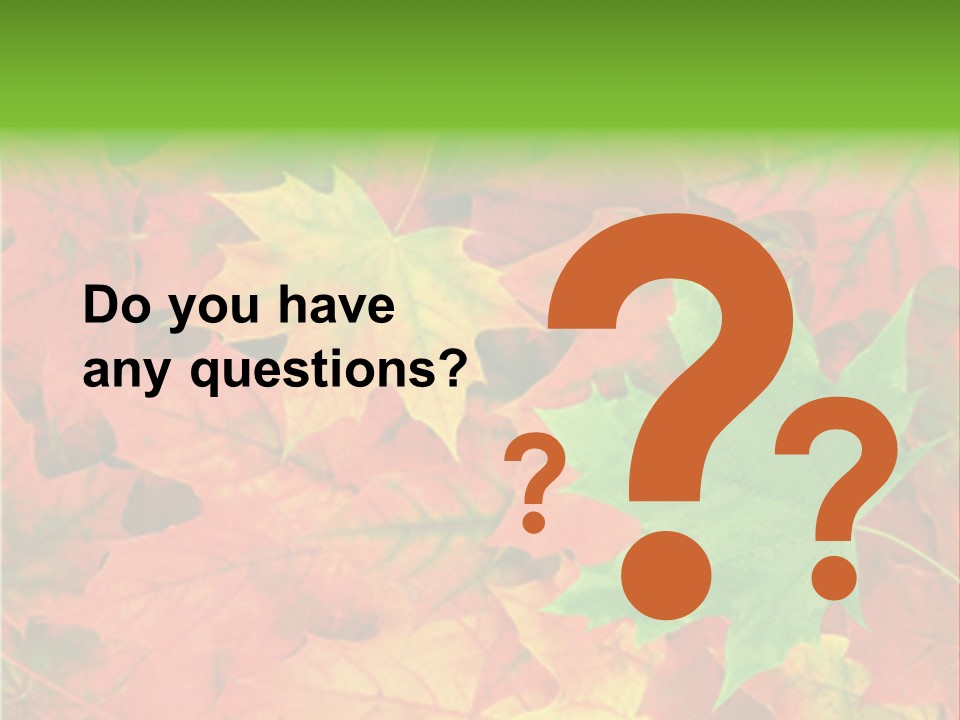 Park Fall Autumn PowerPoint Template