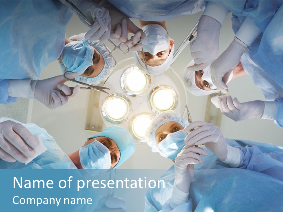 Clinician Finger Nurse PowerPoint Template