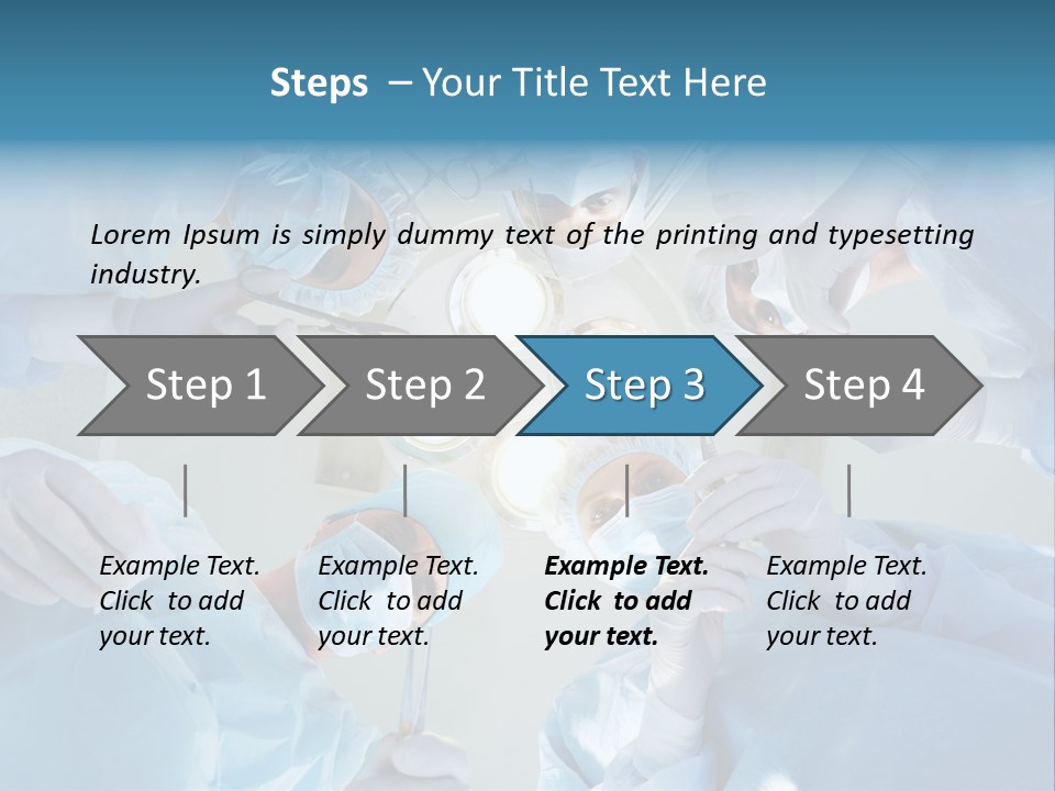 Clinician Finger Nurse PowerPoint Template