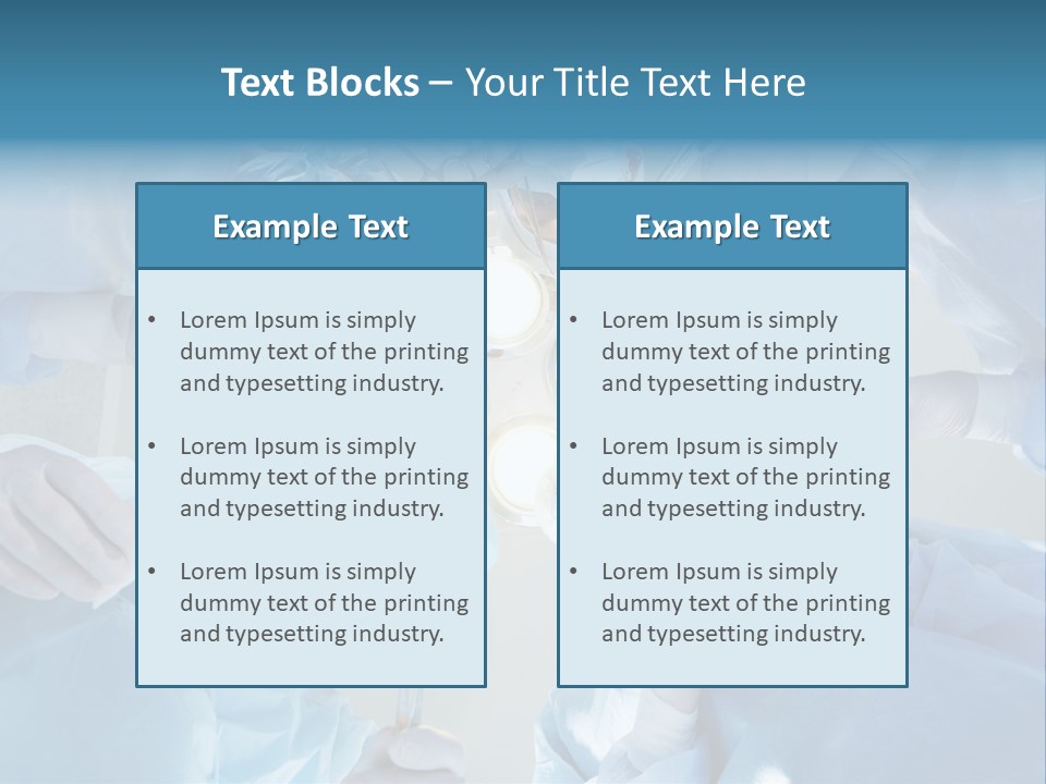 Clinician Finger Nurse PowerPoint Template