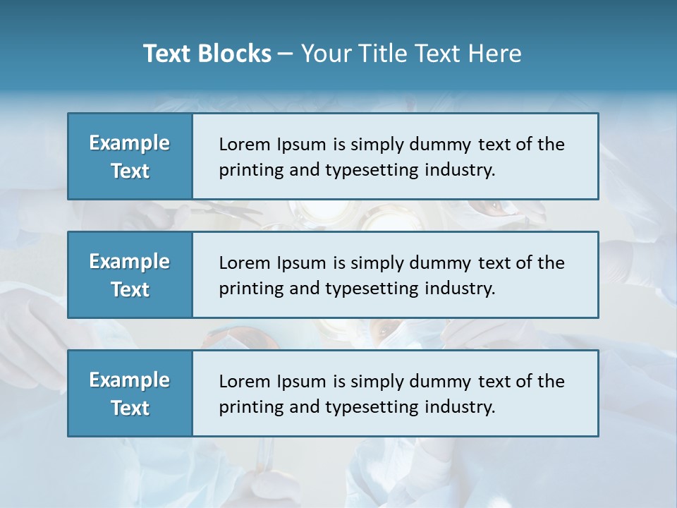 Clinician Finger Nurse PowerPoint Template