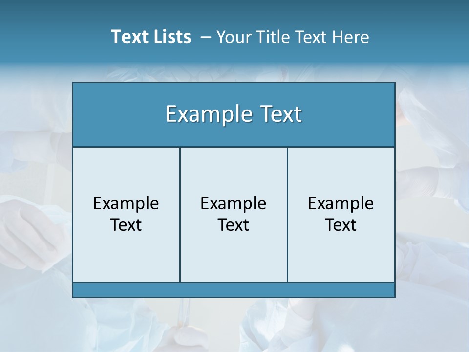 Clinician Finger Nurse PowerPoint Template