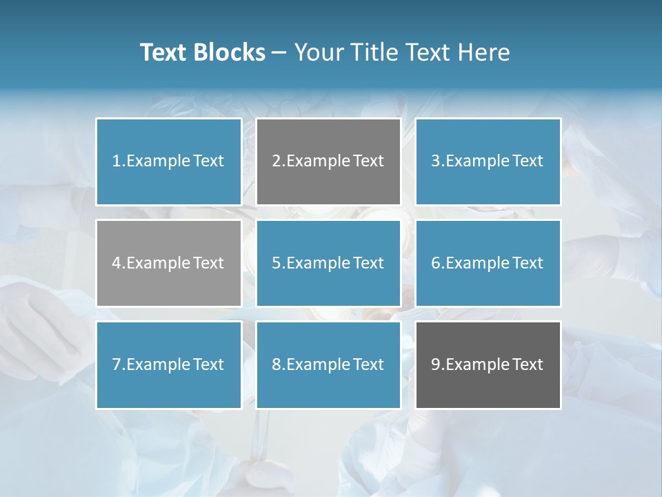 Clinician Finger Nurse PowerPoint Template