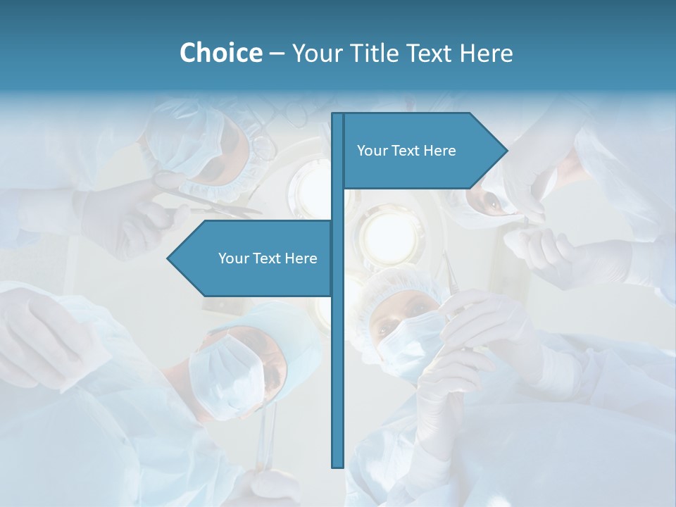 Clinician Finger Nurse PowerPoint Template