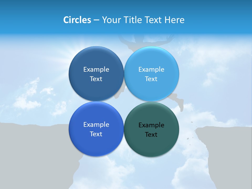 Man Top Happiness PowerPoint Template