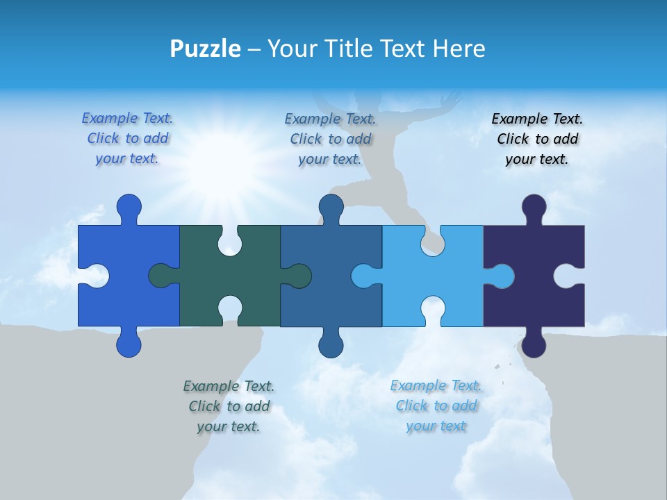 Man Top Happiness PowerPoint Template