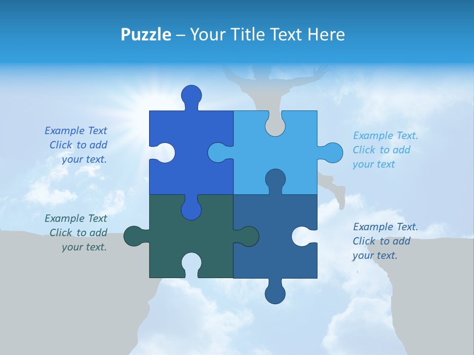 Man Top Happiness PowerPoint Template