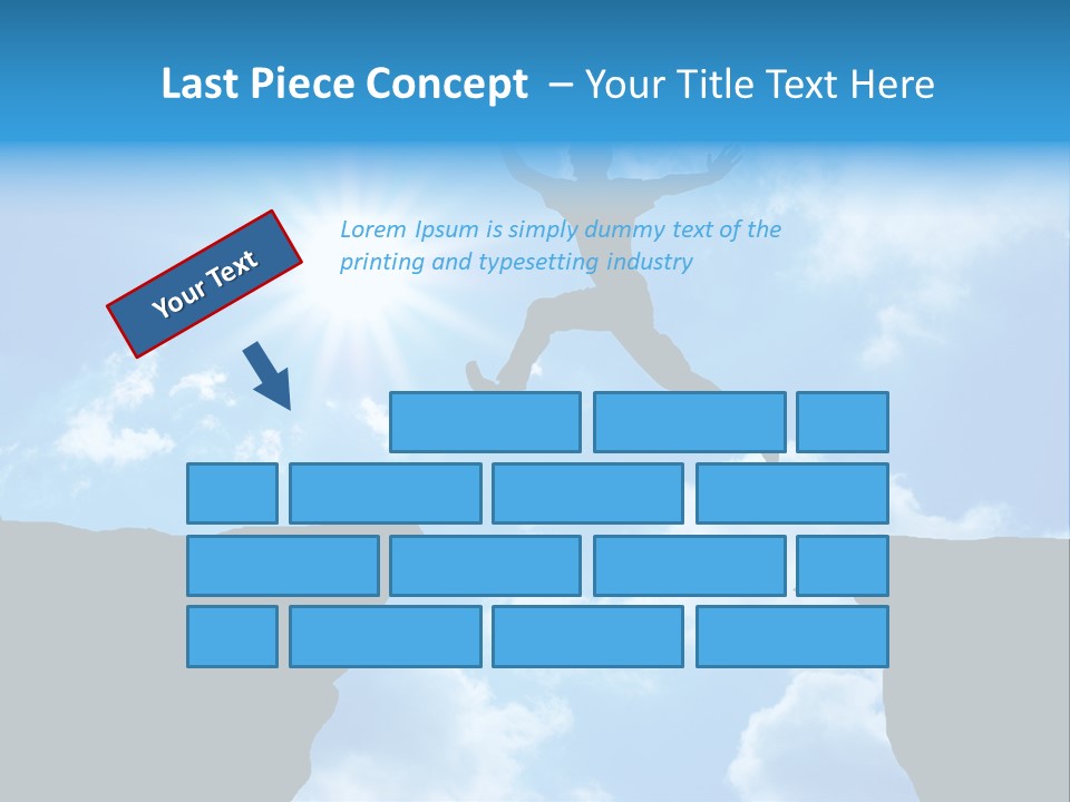 Man Top Happiness PowerPoint Template