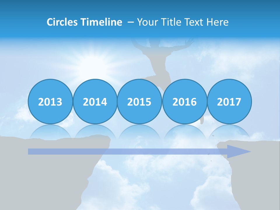 Man Top Happiness PowerPoint Template