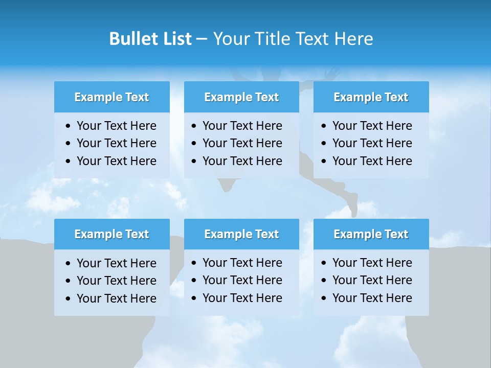 Man Top Happiness PowerPoint Template