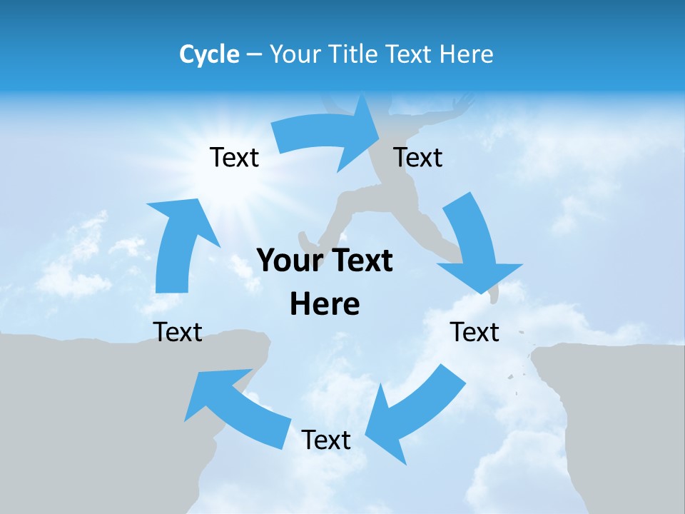 Man Top Happiness PowerPoint Template