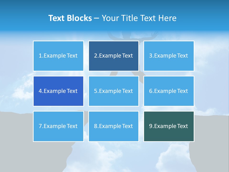 Man Top Happiness PowerPoint Template