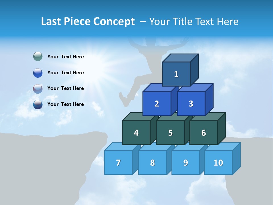 Man Top Happiness PowerPoint Template