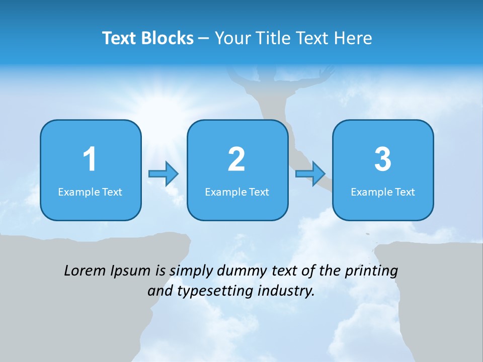 Man Top Happiness PowerPoint Template