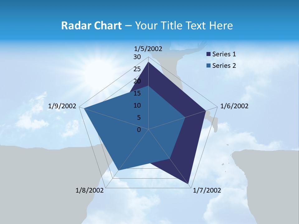 Man Top Happiness PowerPoint Template