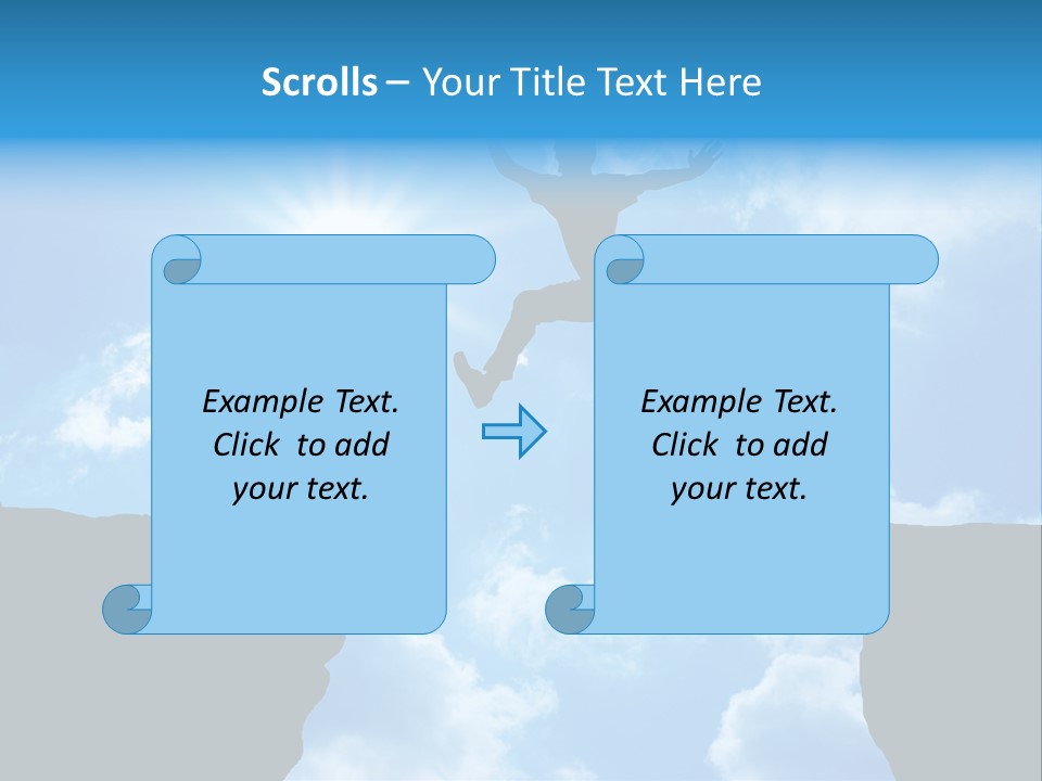 Man Top Happiness PowerPoint Template