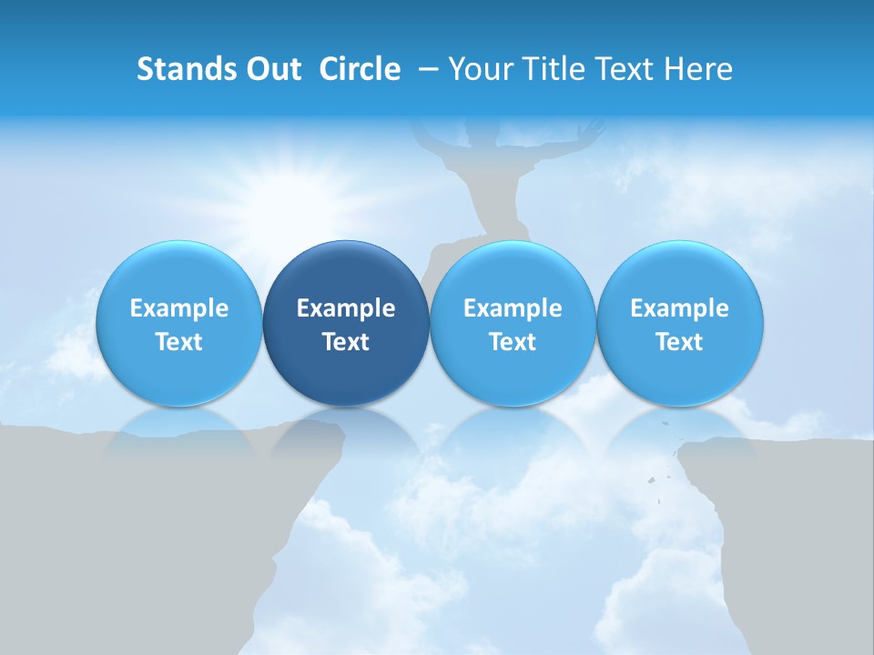 Man Top Happiness PowerPoint Template