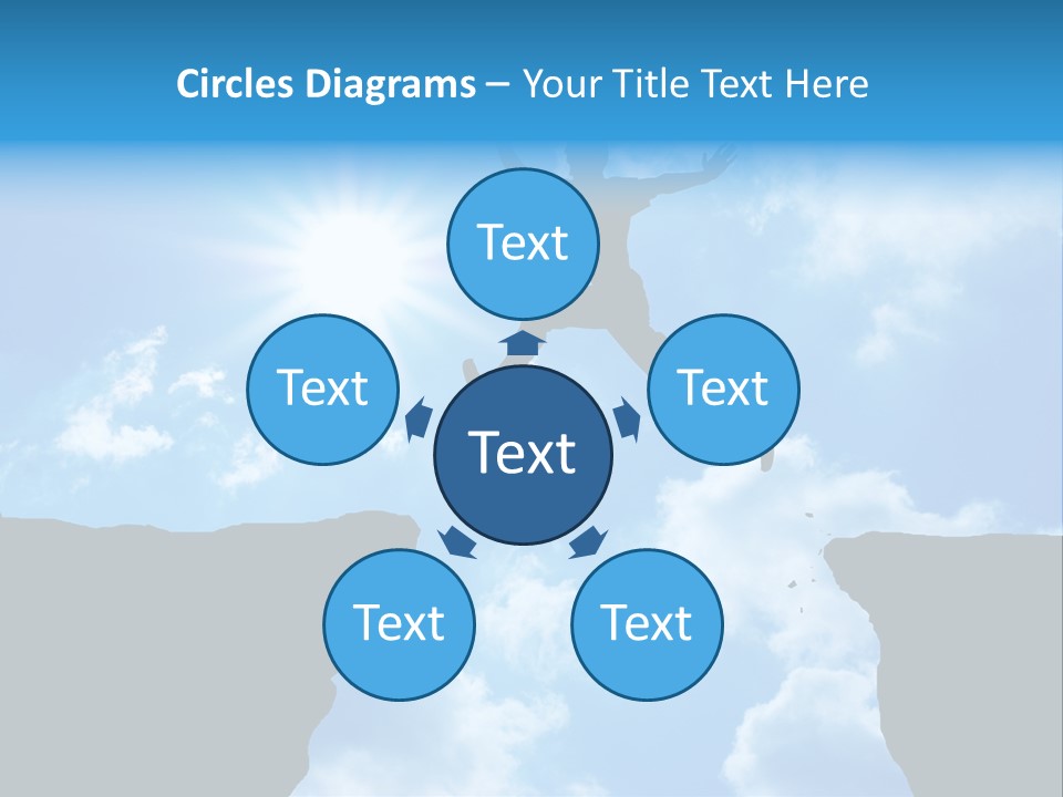 Man Top Happiness PowerPoint Template